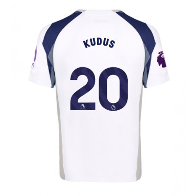 Tottenham Hotspur Mohammed Kudus #20 Domaci Dres 2025-26 Kratak Rukav Tottenham Hotspur Mohammed Kudus #20 Domaci Dres 2025-26 Kratak Rukav